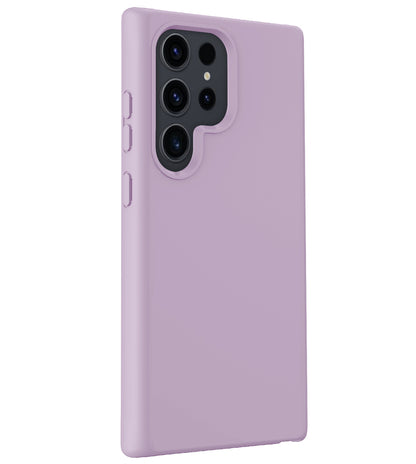 Samsung S24 Ultra Hoesje Siliconen Backcover Lichtgewicht - Lila