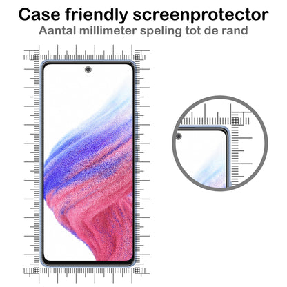 Samsung A53 Screenprotector Gehard Glas - Anti-kras