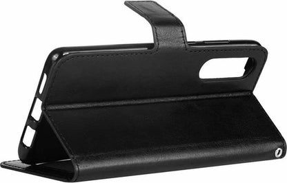 Samsung Galaxy A50 Hoesje Bookcase Cover met Kaarthouder - Zwart