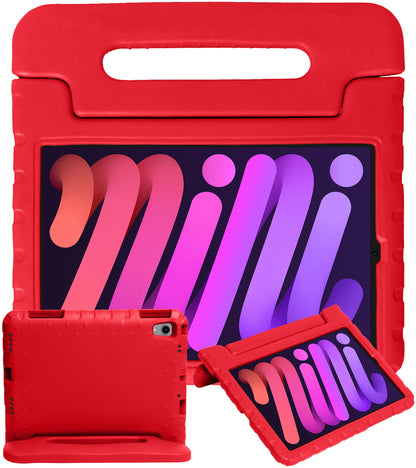 iPad Mini 6 Kinderhoes Shockabsorberend Foam - Rood