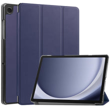 Samsung Galaxy Tab A9 Plus Trifold Bookcase Hoes - Donkerblauw