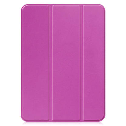 iPad 2022 / 2025 (A16 ) Trifold Bookcase Hoes met Penhouder voor Apple Pen - Paars
