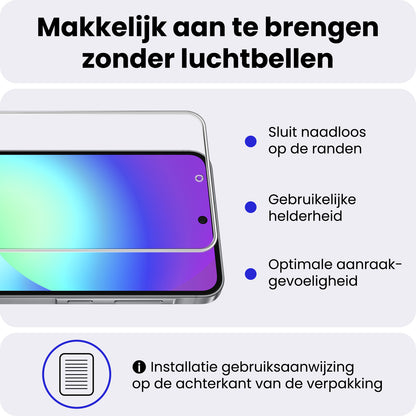 Samsung A56 Screenprotector Gehard Glas - Anti-kras