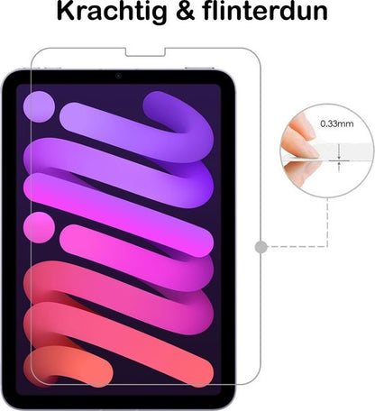 iPad Mini 6 Screenprotector Gehard Glas - Anti-kras