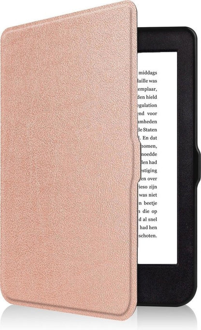 Kobo Nia Bookcase Hoes Shockabsorberend - Rosé Goud