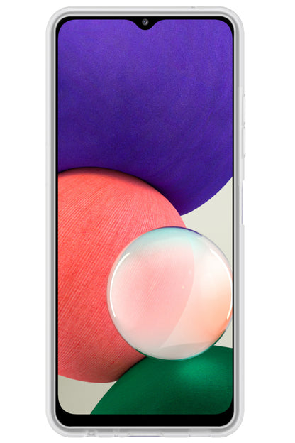 Samsung M22 Hoesje Siliconen Backcover Lichtgewicht - Transparant