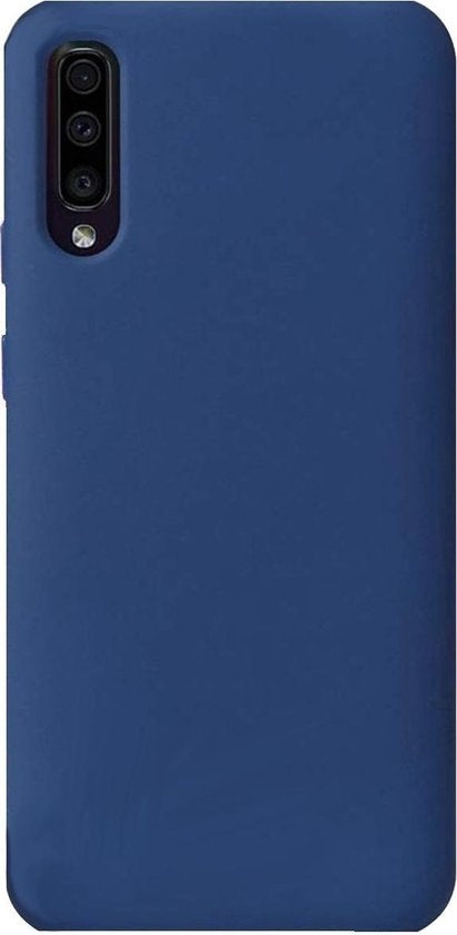 Samsung Galaxy A50 Hoesje Siliconen Backcover Lichtgewicht - Donkerblauw