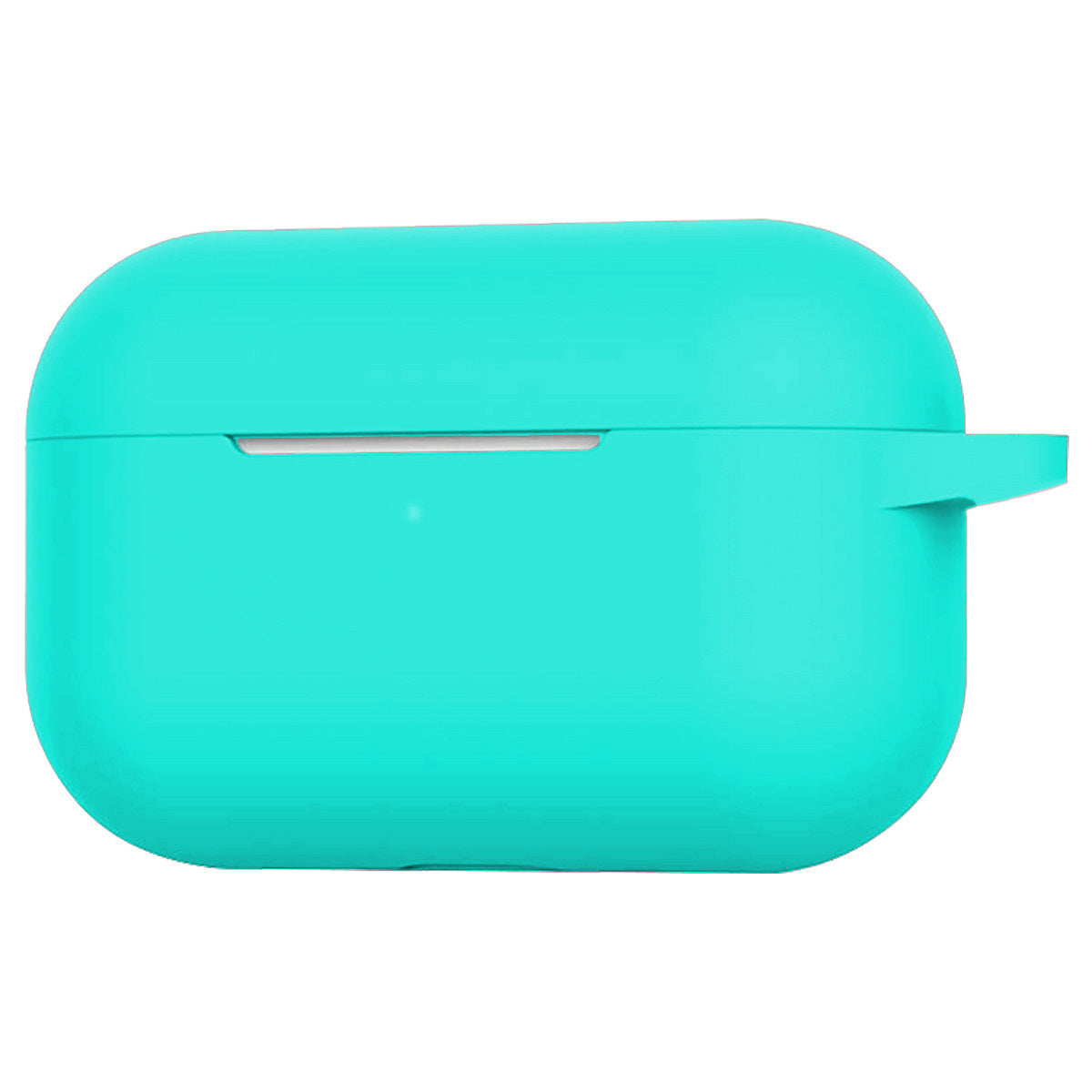 AirPods Pro 2 Hoesje Siliconen met Clip - Mintgroen