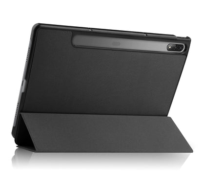 Lenovo Tab P12 Pro Trifold Bookcase Hoes - Zwart