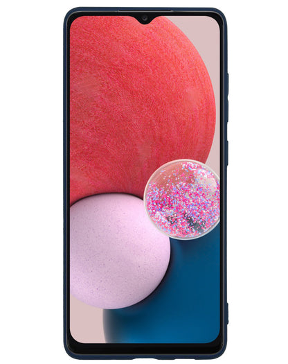 Samsung A13 4G Hoesje Siliconen Backcover Lichtgewicht - Donkerblauw