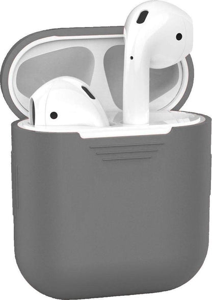 AirPods 2 Hoesje Siliconen Krasbestendig - Grijs