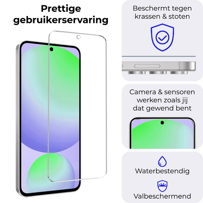Samsung S24 FE Screenprotector Gehard Glas - Anti-kras