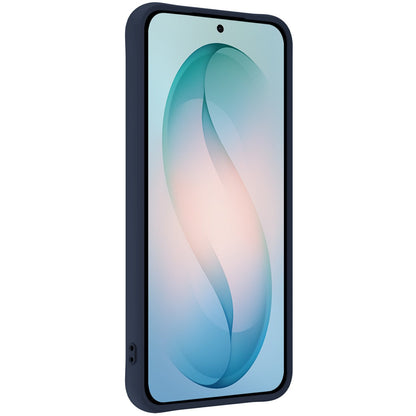 Samsung S26 Hoesje Siliconen Backcover Lichtgewicht - Donkerblauw