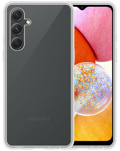 Samsung A14 Hoesje Siliconen - Transparant