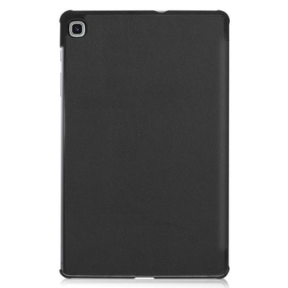 Samsung Galaxy Tab S6 Lite Trifold Bookcase Hoes - Zwart