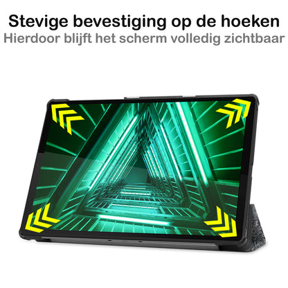 Lenovo Tab M10 FHD Plus 2nd Gen Trifold Bookcase Hoes - Eiffeltoren