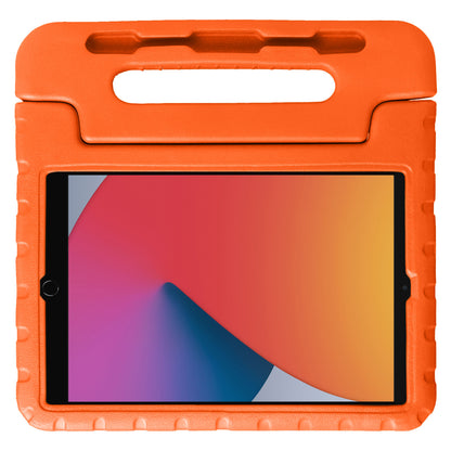 iPad 10.2 2021 Kinderhoes Shockabsorberend Foam - Oranje