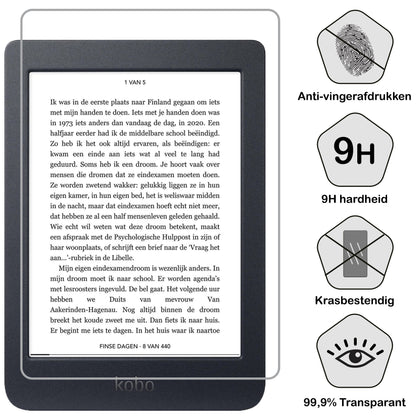 Screenprotector Geschikt voor Kobo Nia Screenprotector Gehard Glas Tempered Glass - Screenprotector Geschikt voor Kobo Nia Screenprotector