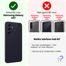Samsung A57 Screenprotector Gehard Glas - Anti-kras