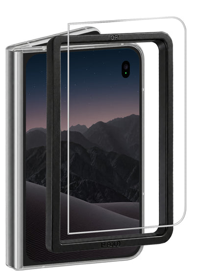 iPhone Duo Screenprotector Gehard Glas met Installatieframe