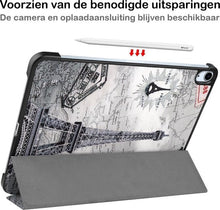 iPad Air 2020 Trifold Bookcase Hoes - Eiffeltoren