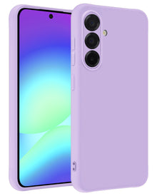 Samsung A56 Hoesje Siliconen Backcover Lichtgewicht - Lila