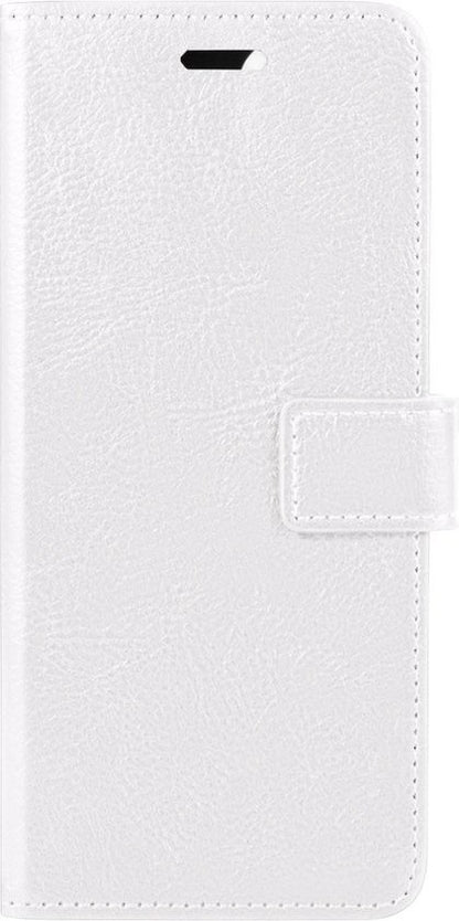 Samsung A22 5G Hoesje Bookcase Cover met Kaarthouder - Wit