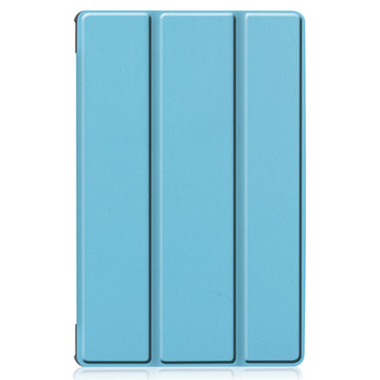 Lenovo Tab M10 FHD Plus 2nd Gen Trifold Bookcase Hoes - Lichtblauw