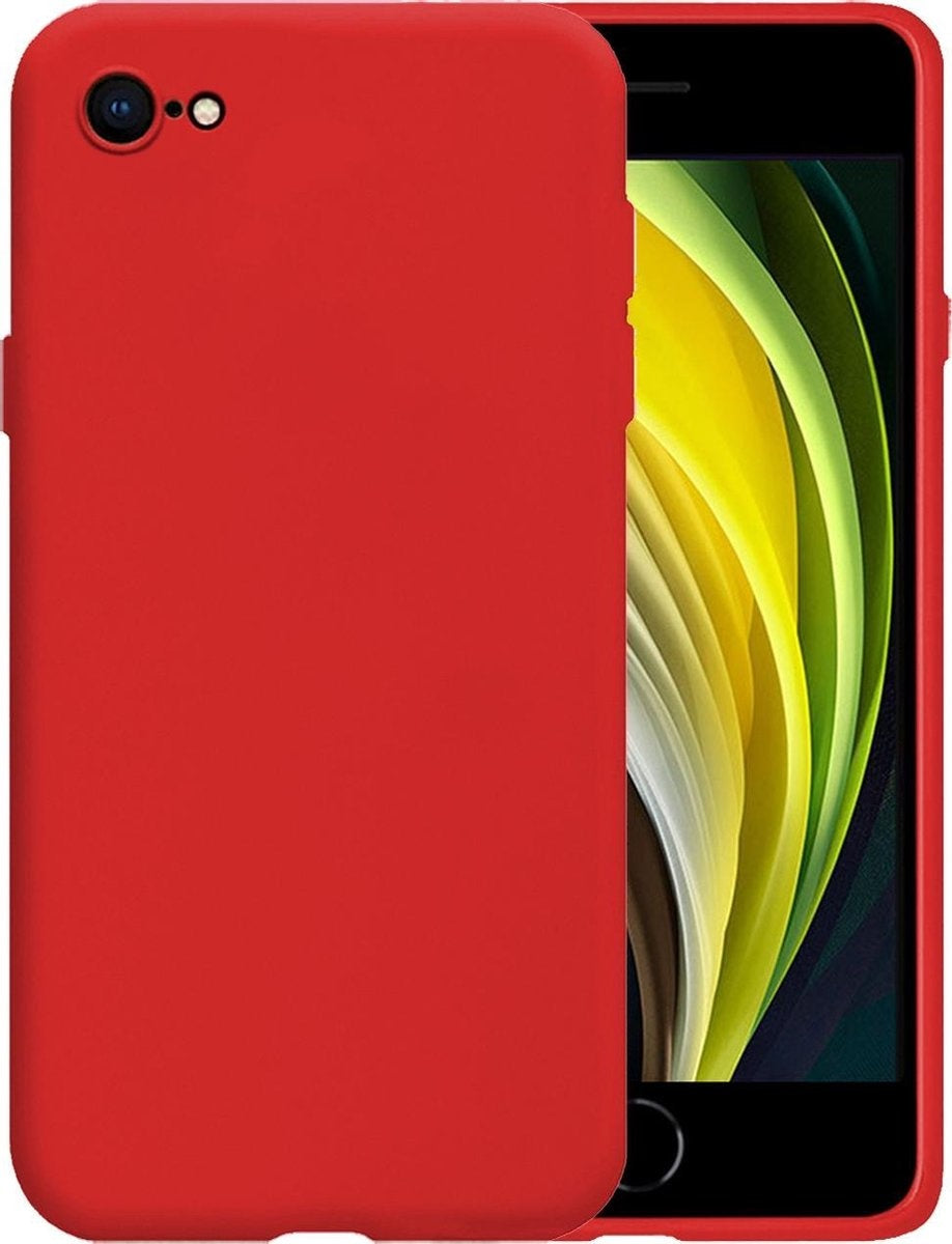 iPhone 7 Hoesje Siliconen - Rood