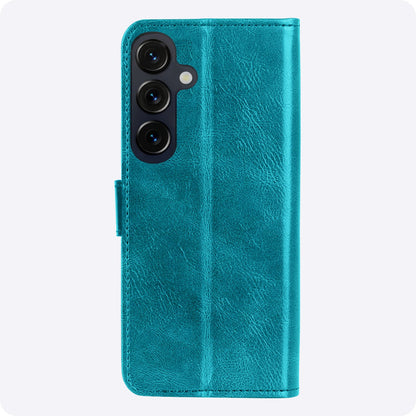 Samsung S26 Plus Hoesje Bookcase Cover met Kaarthouder - Turquoise