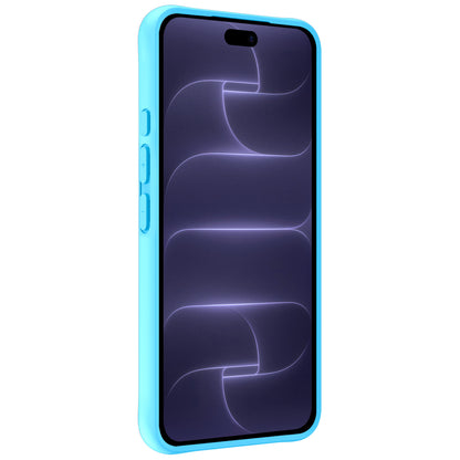 iPhone 18 Pro Hoesje Siliconen Backcover Lichtgewicht - Lichtblauw