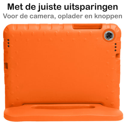 Lenovo Tab M10 FHD Plus 2nd Gen Kinderhoes Shockabsorberend Foam - Oranje