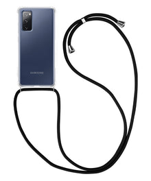 Samsung S20 FE Hoesje met Koord Backcover Shockproof - Transparant