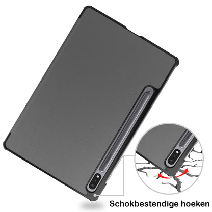 Samsung Galaxy Tab S8 Plus Hoesje Book Case - Grijs