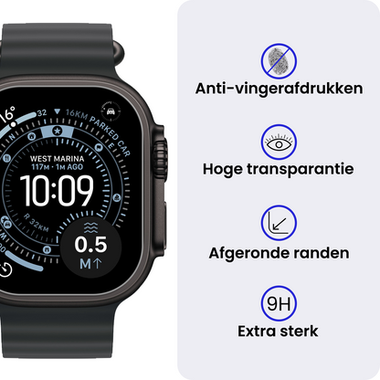Apple Watch Ultra 3 (49 mm) Screenprotector Gehard Glas - Anti-kras