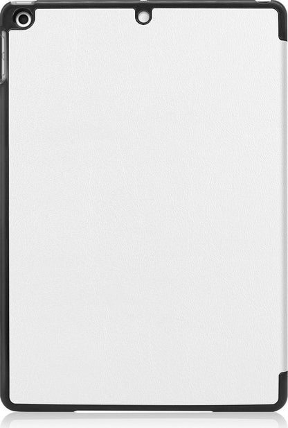 iPad 10.2 2019 Trifold Bookcase Hoes - Wit