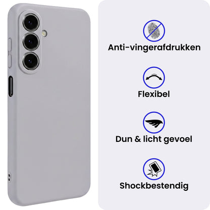 Samsung A27 Hoesje Siliconen Backcover Lichtgewicht - Lila