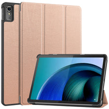 Lenovo Tab M10 5G Trifold Bookcase Hoes - Rosé goud
