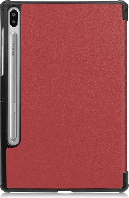 Samsung Galaxy Tab S6 Hoesje Book Case - Donkerrood