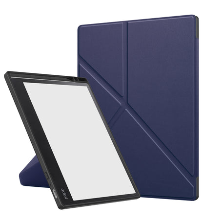 Kobo Elipsa 2E Trifold Bookcase Hoes - Donkerblauw