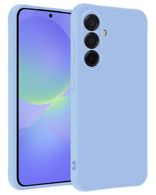 Samsung A36 Hoesje Siliconen Backcover Lichtgewicht - Lichtblauw