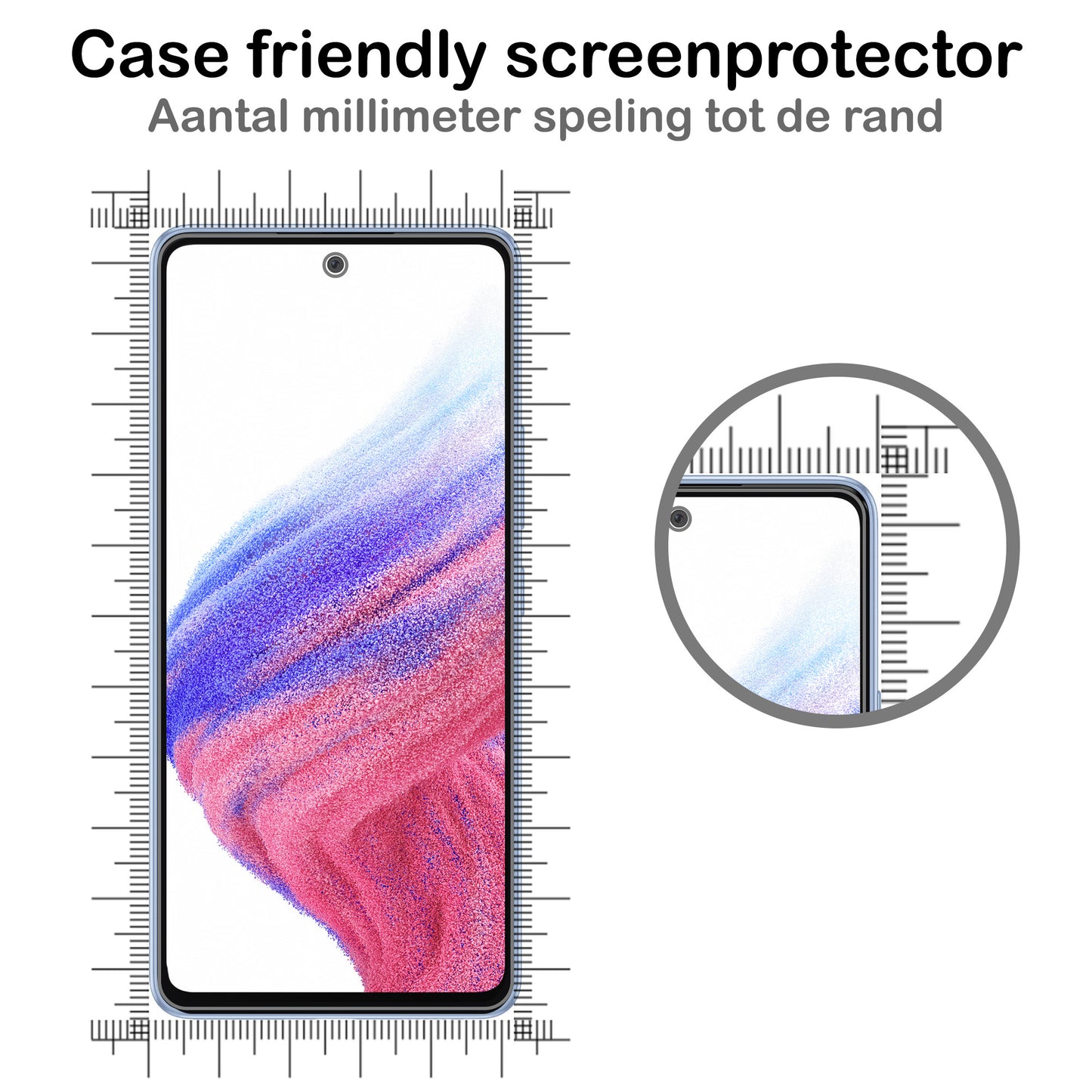 Samsung A53 Screenprotector Tempered Glass