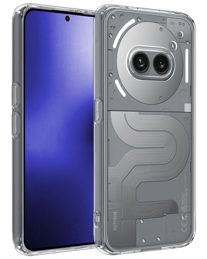 Nothing Phone 2a Hoesje Siliconen Backcover Lichtgewicht - Transparant