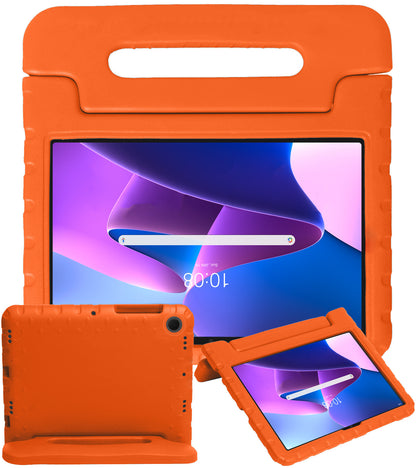 Lenovo Tab M10 Plus 3rd Gen Kinderhoes Shockabsorberend Foam - Oranje
