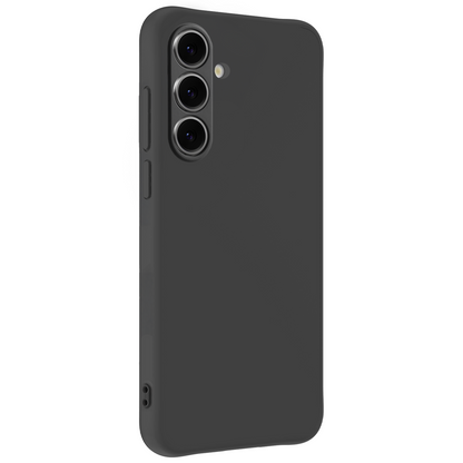 Samsung S24 FE Hoesje Siliconen Backcover Lichtgewicht - Zwart