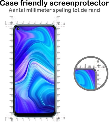 Xiaomi Redmi Note 9 Screenprotector Gehard Glas - Anti-kras