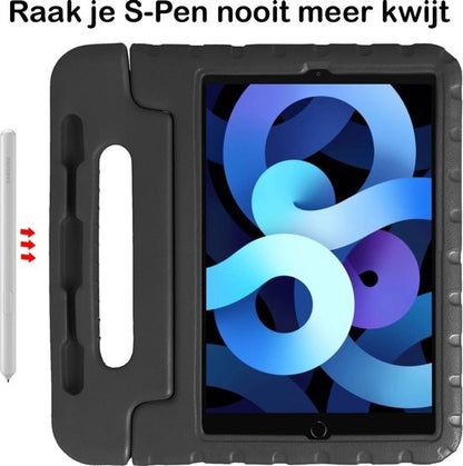 iPad Air 2020 Kinderhoes Shockabsorberend Foam - Zwart