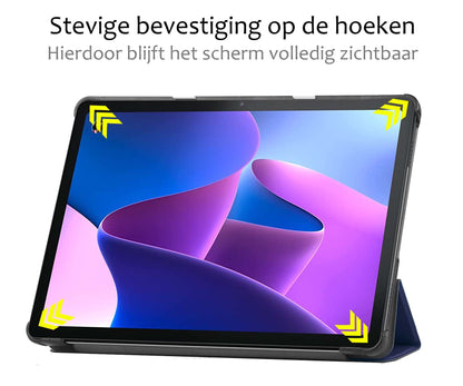 Lenovo Tab M10 (3rd gen) Trifold Bookcase Hoes - Donkerblauw