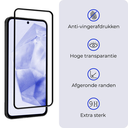 Samsung A35 Screenprotector Gehard Glas - Full Screen