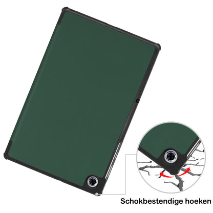 Lenovo Tab M10 FHD Plus 2nd Gen Hoesje Book Case - Donkergroen